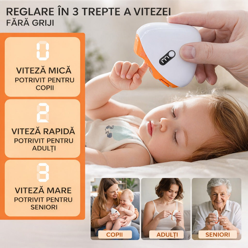 Tăietor Electric pentru Unghii